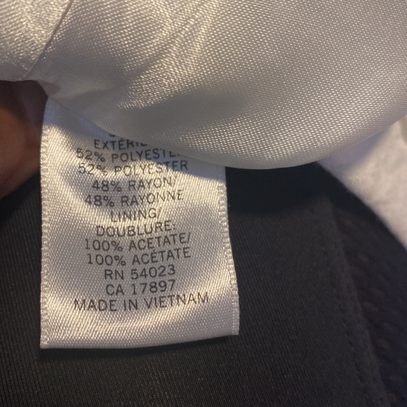 Pre-OWNED BANANA REPUBLIC WHITE SINGLE BREASTED JACKET - Picture 14 of 15